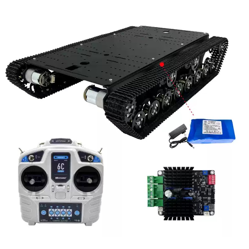 کیت شاسی ربات 4WD Tracked & Mecanum Wheel